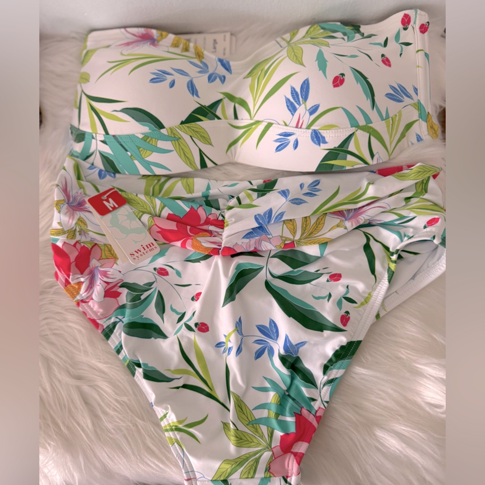 Swim Systems Coastal Garden Bikini Set Cruise Tropical Summer
